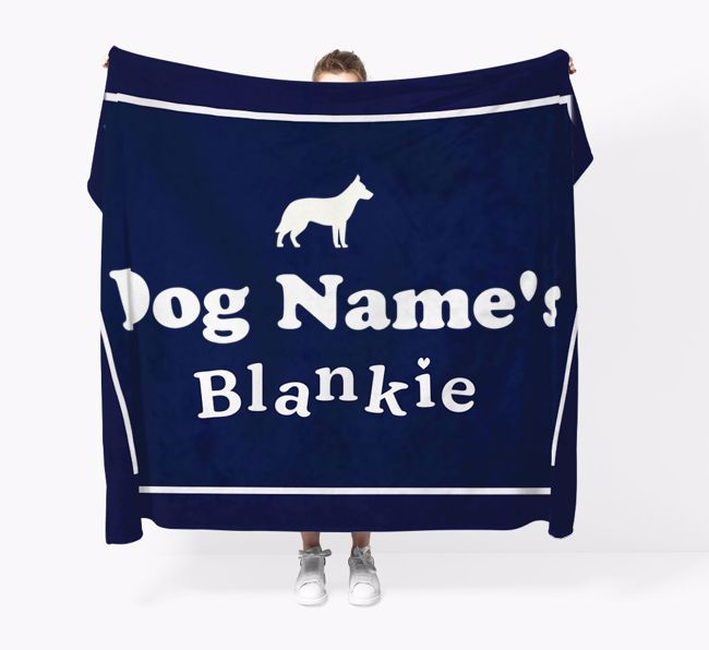 'Dog's Blankie' - Personalised {breedFullName} Blanket